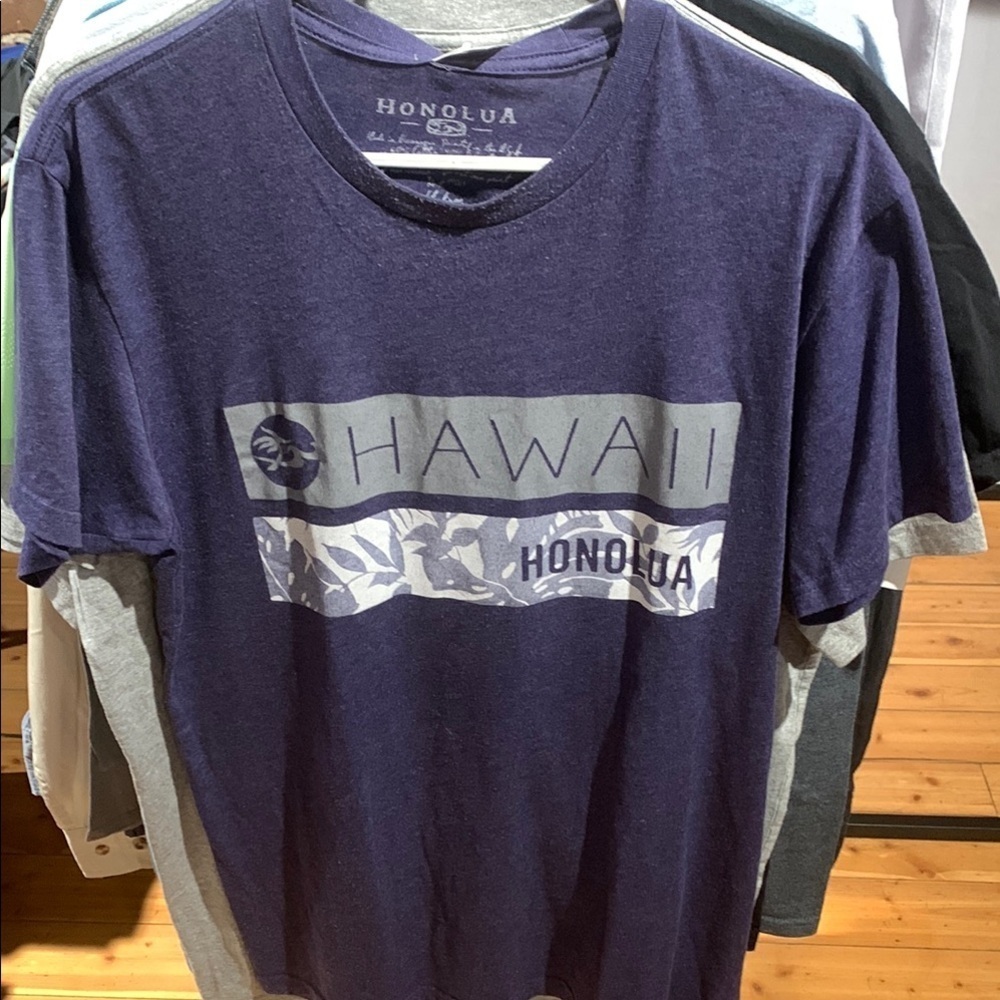 Men's Navy Blue Hawaii T-Shirt